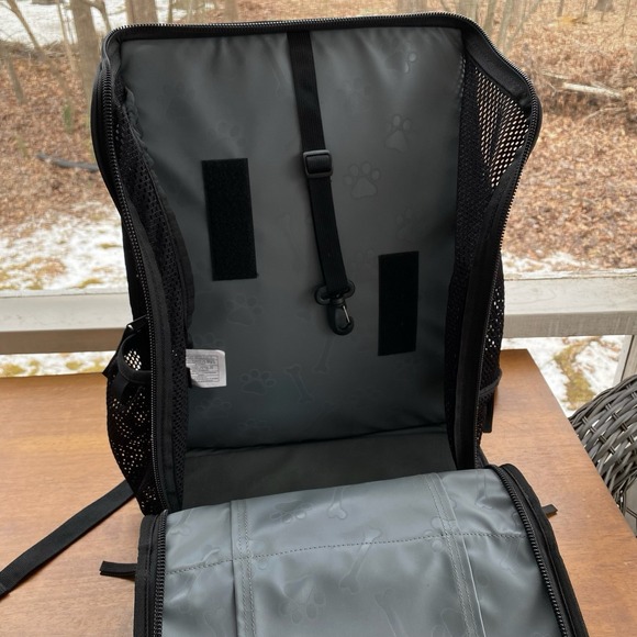 Timbuk2 Muttmover Travel Dog Carrier Backpack Vented Gray Hiking - Picture 9 of 9